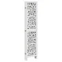 Biombo separador de 6 paneles madera maciza Paulownia blanco de , Divisores de ambientes - Ref: Foro24-358746, Precio: 164,29...