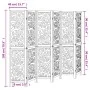 White Paulownia solid wood 6-panel dividing screen by , Room dividers - Ref: Foro24-358746, Price: 164,29 €, Discount: %