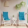2 Stück Stuhlkissen mit hoher Rückenlehne, hellblauer Oxford-Stoff von , Kissen für Stühle und Sofas - Ref: Foro24-377614, Pr...