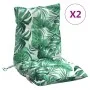 2pcs Low Back Chair Cushions Leaf Print Fabric by , Cushions for chairs and sofas - Ref: Foro24-377707, Price: 52,02 €, Disco...