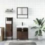 3-teiliges Badezimmermöbel-Set aus braunem Eichensperrholz von , Badezimmermöbel - Ref: Foro24-3214699, Preis: 161,23 €, Raba...