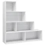 Plywood white glossy shelf 155x24x160cm by vidaXL, Bookcases and shelves - Ref: Foro24-800663, Price: 79,24 €, Discount: %