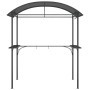 Cenador barbacoa estante lateral acero antracita 220x115x230 cm de , Carpas y cenadores - Ref: Foro24-360138, Precio: 237,70 ...
