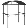 Cenador barbacoa estante lateral acero antracita 220x115x230 cm de , Carpas y cenadores - Ref: Foro24-360138, Precio: 237,70 ...