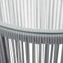 Garden table and 3-piece chair set with gray PE rattan cushions by vidaXL, Garden sets - Ref: Foro24-48140, Price: 222,93 €, ...