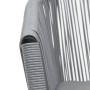 Set mesa y sillas de jardín 3 pzas y cojines ratán PE gris de vidaXL, Conjuntos de jardín - Ref: Foro24-48140, Precio: 185,29 €