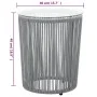 Set Gartentisch und Stühle 3-teilig und Kissen PE Rattangrau von vidaXL, Gartensets - Ref: Foro24-48140, Preis: 226,27 €, Rab...