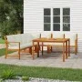 Juego comedor jardín y cojines 7 piezas madera maciza acacia by , Garden sets - Ref: Foro24-3154970, Price: 930,62 €, Discoun...
