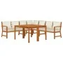 Juego comedor jardín y cojines 7 piezas madera maciza acacia by , Garden sets - Ref: Foro24-3154970, Price: 930,62 €, Discoun...