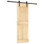 Puerta corredera con herrajes madera maciza de pino 70x210 cm by , Doors - Ref: Foro24-3202971, Price: 147,10 €, Discount: %
