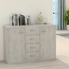 Concrete gray plywood sideboard 60x30x70 cm by vidaXL, Sideboards - Ref: Foro24-800688, Price: 102,15 €, Discount: %