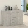 Betongraues Sperrholz-Sideboard 60x30x70 cm von vidaXL, Sideboards - Ref: Foro24-800688, Preis: 102,11 €, Rabatt: %