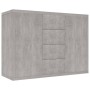 Aparador de madera contrachapada gris hormigón 60x30x70 cm de vidaXL, Aparadores - Ref: Foro24-800688, Precio: 104,93 €, Desc...