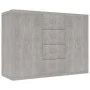 Betongraues Sperrholz-Sideboard 60x30x70 cm von vidaXL, Sideboards - Ref: Foro24-800688, Preis: 102,11 €, Rabatt: %