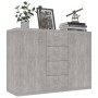 Aparador de madera contrachapada gris hormigón 60x30x70 cm de vidaXL, Aparadores - Ref: Foro24-800688, Precio: 104,93 €, Desc...