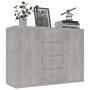 Betongraues Sperrholz-Sideboard 60x30x70 cm von vidaXL, Sideboards - Ref: Foro24-800688, Preis: 102,11 €, Rabatt: %