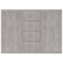 Aparador de madera contrachapada gris hormigón 60x30x70 cm de vidaXL, Aparadores - Ref: Foro24-800688, Precio: 104,93 €, Desc...