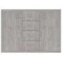 Betongraues Sperrholz-Sideboard 60x30x70 cm von vidaXL, Sideboards - Ref: Foro24-800688, Preis: 102,11 €, Rabatt: %