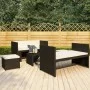 5-teiliges Gartenmöbel-Set und schwarze synthetische Rattankissen von vidaXL, Gartensets - Ref: Foro24-48132, Preis: 279,17 €...