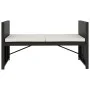 5-teiliges Gartenmöbel-Set und schwarze synthetische Rattankissen von vidaXL, Gartensets - Ref: Foro24-48132, Preis: 279,17 €...