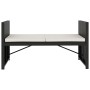 5-teiliges Gartenmöbel-Set und schwarze synthetische Rattankissen von vidaXL, Gartensets - Ref: Foro24-48132, Preis: 281,54 €...