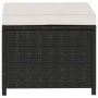 5-teiliges Gartenmöbel-Set und schwarze synthetische Rattankissen von vidaXL, Gartensets - Ref: Foro24-48132, Preis: 279,17 €...