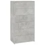 Concrete gray plywood sideboard with 6 drawers 50x34x96cm by vidaXL, Sideboards - Ref: Foro24-800670, Price: 92,77 €, Discoun...