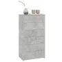 Concrete gray plywood sideboard with 6 drawers 50x34x96cm by vidaXL, Sideboards - Ref: Foro24-800670, Price: 92,77 €, Discoun...