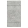 Concrete gray plywood sideboard with 6 drawers 50x34x96cm by vidaXL, Sideboards - Ref: Foro24-800670, Price: 92,77 €, Discoun...