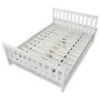 Solid pine wood bed with mattress 140x200 cm by , Beds and slatted bases - Ref: Foro24-271808, Price: 618,33 €, Discount: %