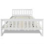 Bett aus massivem Kiefernholz mit Matratze 140x200 cm von , Betten und Lattenroste - Ref: Foro24-271808, Preis: 629,62 €, Rab...