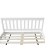 Bett aus massivem Kiefernholz mit Matratze 140x200 cm von , Betten und Lattenroste - Ref: Foro24-271808, Preis: 629,62 €, Rab...