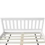 Solid pine wood bed with mattress 140x200 cm by , Beds and slatted bases - Ref: Foro24-271808, Price: 618,33 €, Discount: %