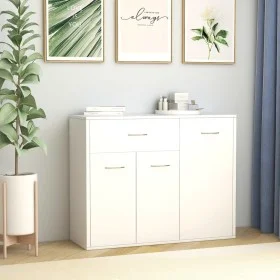 Sideboard aus weißem Sperrholz 88x30x70 cm von vidaXL, Sideboards - Ref: Foro24-800675, Preis: 83,83 €, Rabatt: %