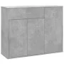 Concrete gray plywood sideboard 88x30x70 cm by vidaXL, Sideboards - Ref: Foro24-800679, Price: 79,18 €, Discount: %