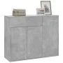 Concrete gray plywood sideboard 88x30x70 cm by vidaXL, Sideboards - Ref: Foro24-800679, Price: 79,18 €, Discount: %