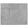 Betongraues Sperrholz-Sideboard 88x30x70 cm von vidaXL, Sideboards - Ref: Foro24-800679, Preis: 80,47 €, Rabatt: %