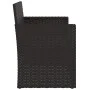 Garden bench with black synthetic rattan cushions 105 cm by , garden benches - Ref: Foro24-362316, Price: 108,23 €, Discount: %