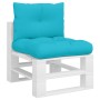 Pallet cushions 2 units turquoise Oxford fabric by , Cushions for chairs and sofas - Ref: Foro24-360855, Price: 41,85 €, Disc...