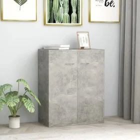 Concrete gray plywood sideboard 60x30x75 cm by vidaXL, Sideboards - Ref: Foro24-800733, Price: 54,17 €, Discount: %