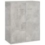 Betongraues Sperrholz-Sideboard 60x30x75 cm von vidaXL, Sideboards - Ref: Foro24-800733, Preis: 54,17 €, Rabatt: %