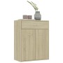 Sideboard aus Sonoma-Eichensperrholz, 60 x 30 x 75 cm von vidaXL, Sideboards - Ref: Foro24-800714, Preis: 61,67 €, Rabatt: %