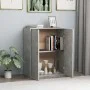 Betongraues Sperrholz-Sideboard 60x30x75 cm von vidaXL, Sideboards - Ref: Foro24-800733, Preis: 54,17 €, Rabatt: %