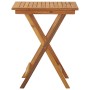 Folding garden dining table 3 pieces solid acacia wood by , Garden sets - Ref: Foro24-3058253, Price: 164,04 €, Discount: %
