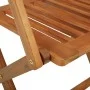 Folding garden dining table 3 pieces solid acacia wood by , Garden sets - Ref: Foro24-3058253, Price: 160,35 €, Discount: %
