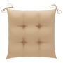 Sillas de jardín con mesita y cojines madera maciza acacia de , Conjuntos de jardín - Ref: Foro24-3061320, Precio: 163,57 €