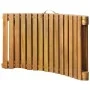 Garden lounger with solid acacia wood cushion by , Loungers - Ref: Foro24-3061577, Price: 178,84 €, Discount: %