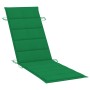 Garden lounger with solid acacia wood cushion by , Loungers - Ref: Foro24-3061577, Price: 168,36 €, Discount: %