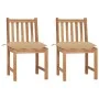 Gartenstühle 2 Einheiten aus massivem Teakholz mit Kissen von , Gartenstühle - Ref: Foro24-3062934, Preis: 231,21 €, Rabatt: %
