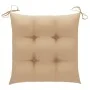 Gartenstühle 2 Einheiten aus massivem Teakholz mit Kissen von , Gartenstühle - Ref: Foro24-3062934, Preis: 231,21 €, Rabatt: %